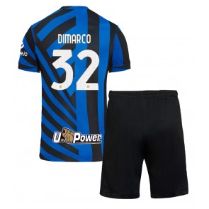 Inter Milan Federico Dimarco #32 Domaci Dres za Dječji 2024-25 Kratak Rukavima (+ kratke hlače)